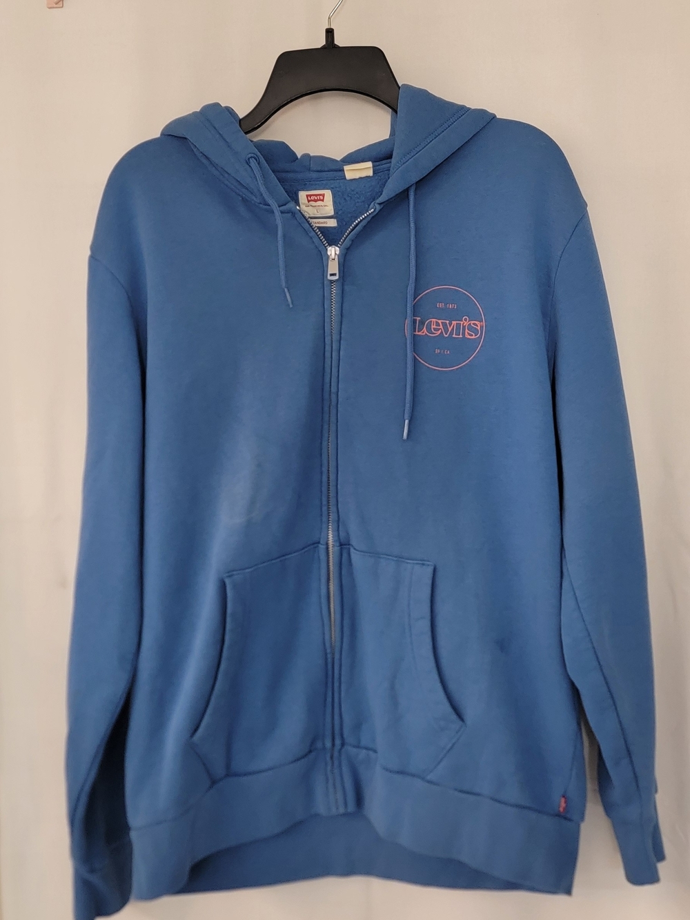 Levi's Kids' Blue Zip-Up Hoodie Jacket